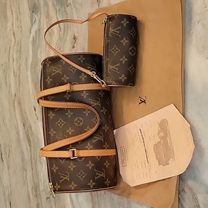 Louis Vuitton Papillon NM 30 with baby